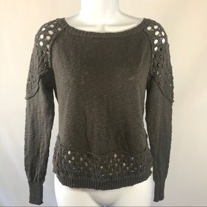 RipCurl - Charcoal Gray Knit Sweater Loose Fit